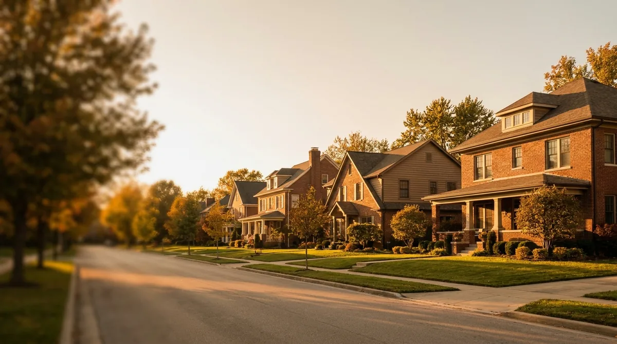 The kind of street Fishers homeowners take pride in